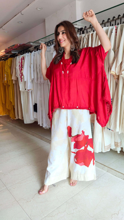 Rose Red Coord Set